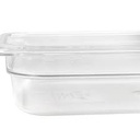 Recipiente 1/3 policarbonato 2.4lts. transparente Cambro