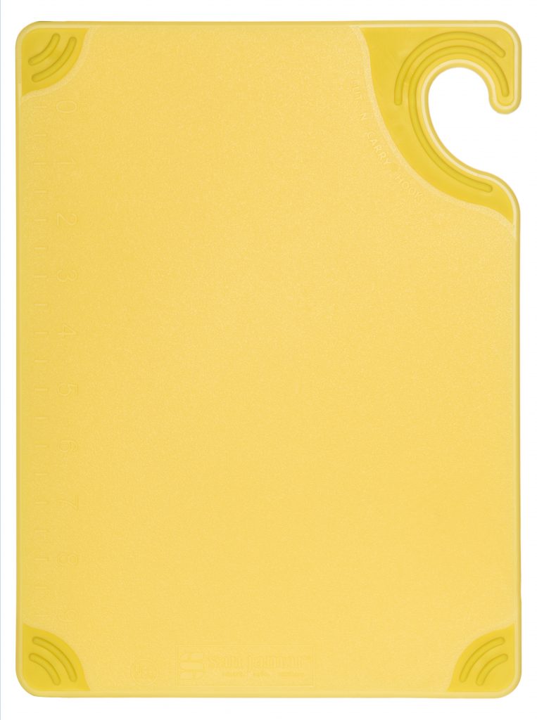 Tabla amarilla corte con antideslizante 12" x 18" x 1/2" San Jamar