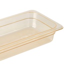 Recipiente 1/3 h pan 2.4lts. altas temperaturas ambar Cambro