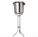 Balde champagne con pedestal acero cromado - American Metal Craft