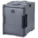 Transportador isotermico carga frontal 63.5 x 45.7 x 63.5cm gris - Cambro USA