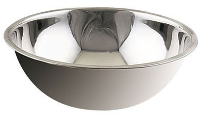 Bowl para mezclar 10.5 lts 38.1cm de diam. en acero inoxidable - Browne