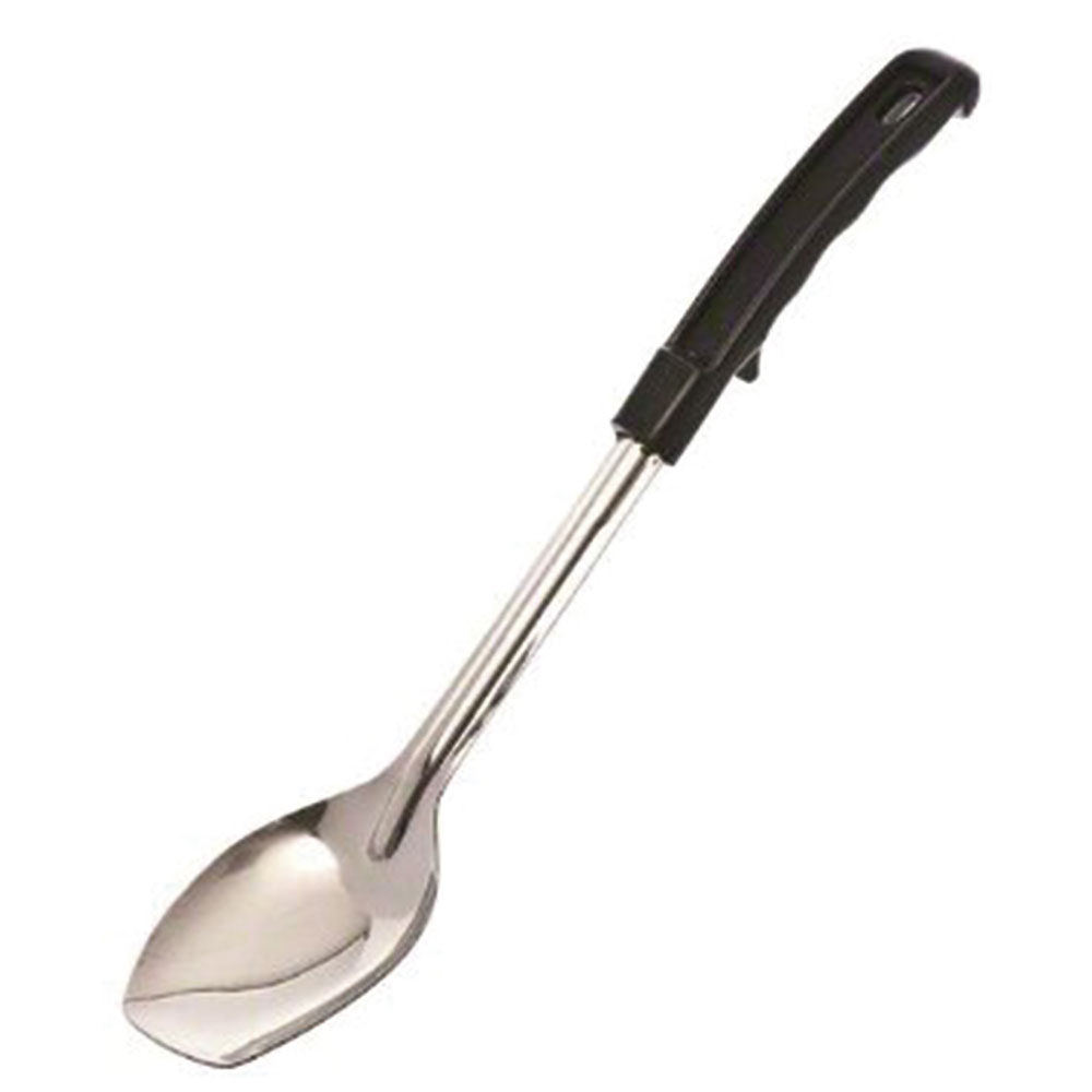 Cuchara sólida para servir 33.0 cm mango negro - Browne