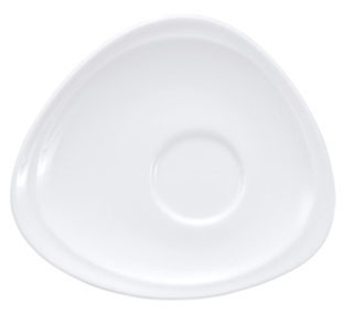 Plato triangular taza porcelana fina 12.5 cm mood (Outlet) - Oneida