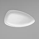 [R4700000406-O] Plato Triangular de Porcelana Fina - Mood, 40.9 cm - Oneida