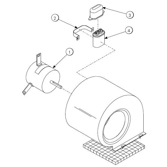 Blower motor - Taylor Freezer