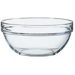 Bowl Apilable de Vidrio Templado, 1 oz - 5.8x2.5cm - Arcoroc