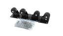Castor kit 2 1/2" set/4 plat - True