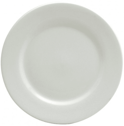 Plato llano redondo porcelana 22.5 cm blanco brillante (Outlet) - Oneida