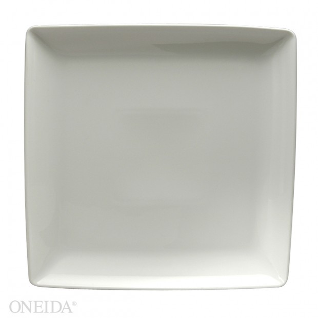 Plato cuadrado porcelana fina 18.8 cm fusión (Outlet) - Oneida