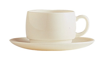 Taza para Café de Vidrio Templado Gastronomie, 6 1/4 oz (Outlet) - Arcoroc