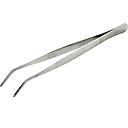 Pinza de precisión con punta curva 8" - Browne
