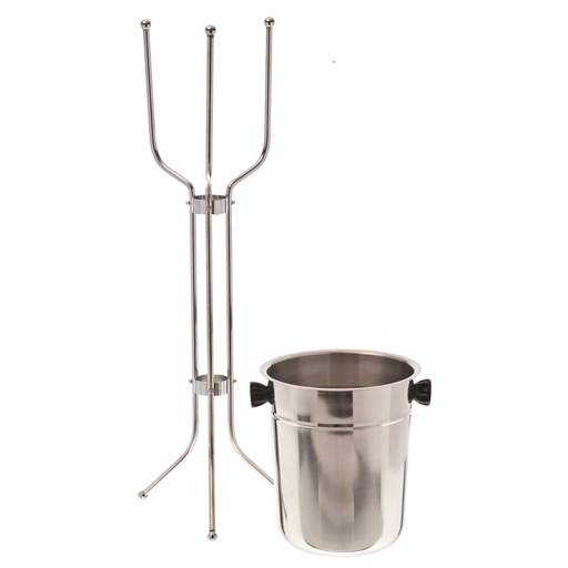 [CBS33] Balde champagne con pedestal acero cromado - American Metalcraft