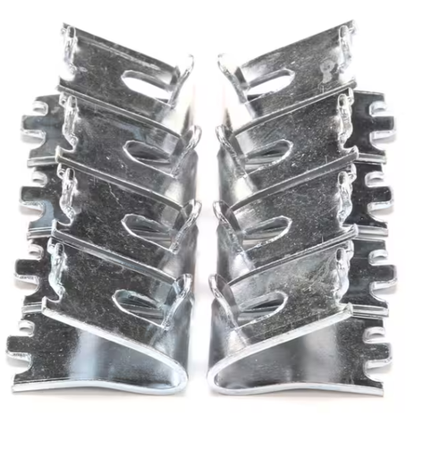 [918306] Kit de pinzas de sujeción de estantería, paquete de 8 - True