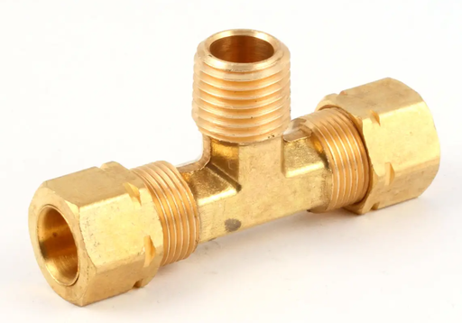 [8130301-FRY] Tee mle 3/8x1/4nptx3/8 brs - Frymaster