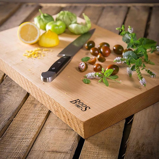 [MPL-RST1712175] Tabla de corte con borde rústico de 17" x 12" x 1.75" - John Boos