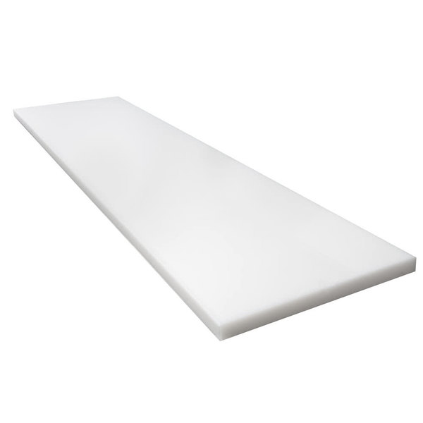 [915125] Cutting board 19-1/2&quot;d white standard drilled with holes - True