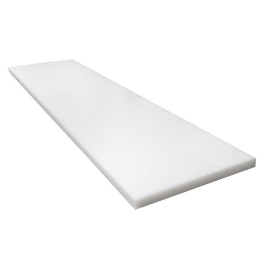 [915125] Cutting board 19-1/2"d white standard drilled with holes - True