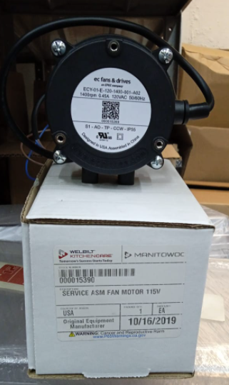 Fan motor 115V 60 HZ - Manitowoc			