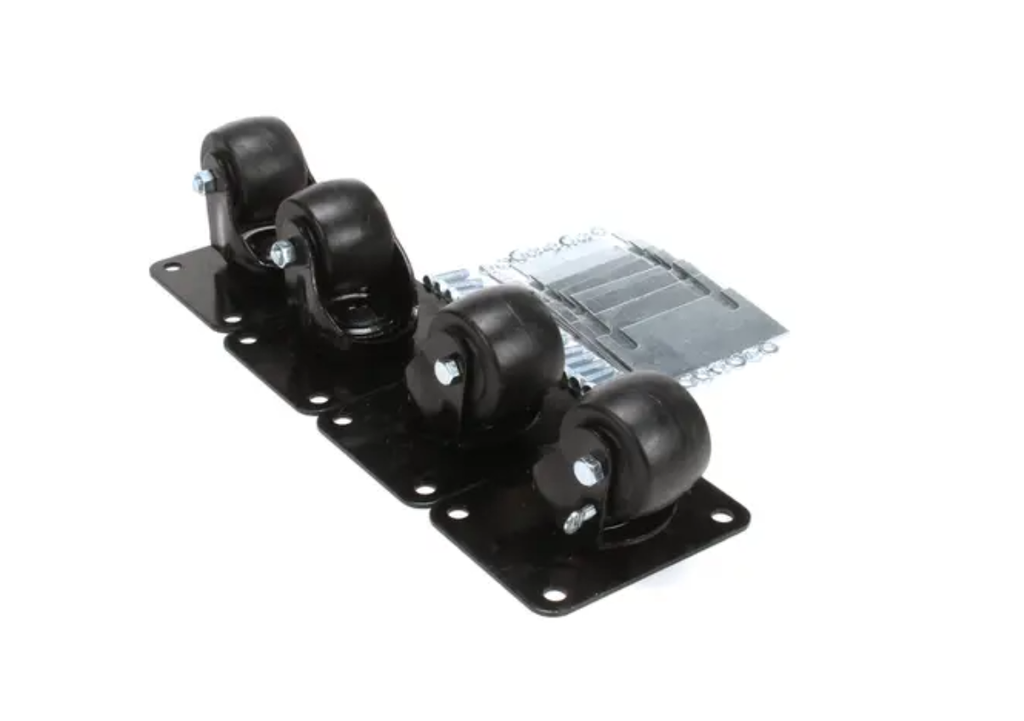 Castor kit 2 1/2" set/4 plat True