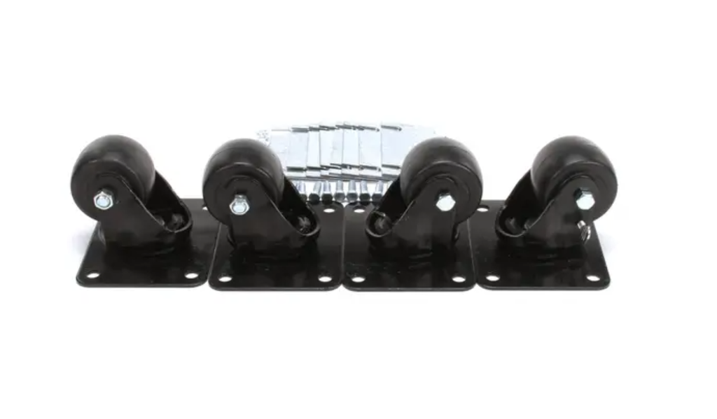 Castor kit 2 1/2" set/4 plat True
