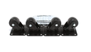 Castor kit 2 1/2" set/4 plat True