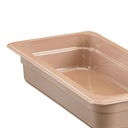 Recipiente GN 1/3  de 2" de profundidad para alta temperatura color arena (azafate) - Cambro