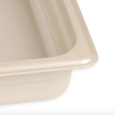 Recipiente para alta temperatura GN 1/4 de 6" color arena - Cambro
