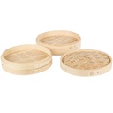 Set de 3 steamers en bamboo de 12" - Town Food