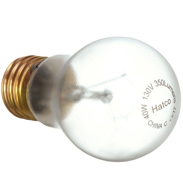 Lamp-40w 120v incandescent ctd Hatco