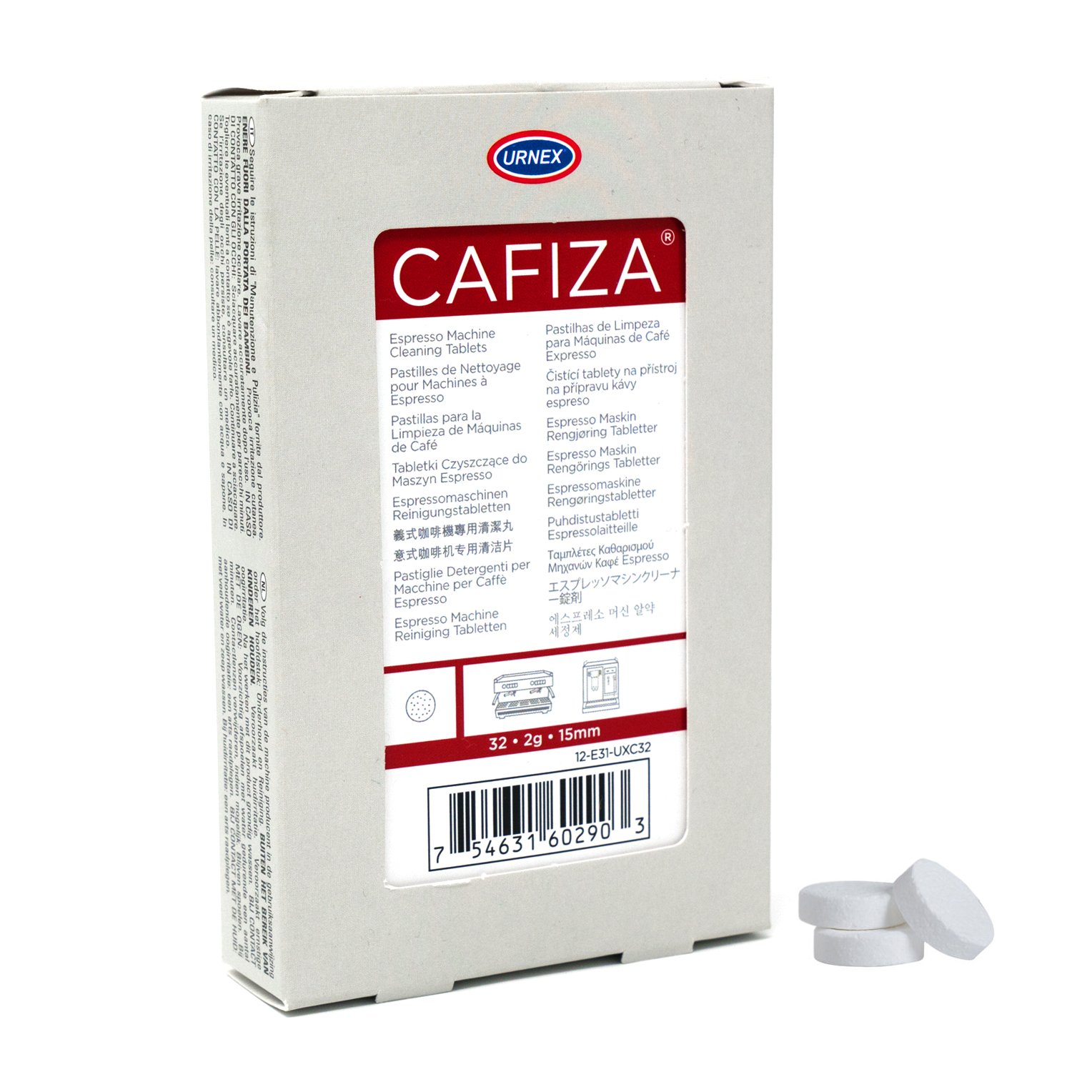 Cafiza caja 32 pastillas Urnex