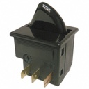 Switch rocker "3 prong" blk True