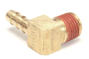 Ftg hose barb 1/4hx1/4 mpt 90deg brass Cleveland