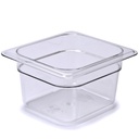 Recipiente 1/6 policarbonato 1.5 lts transparente - Cambro China