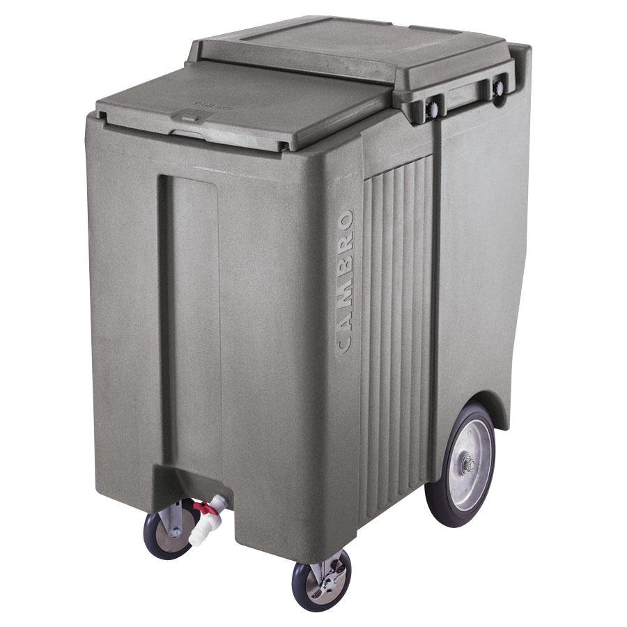 Carro hielo tapa deslizable cap. 91gk 58.5 x 86.5 x 100cm gris - Cambro USA