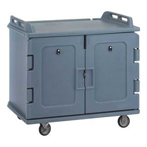 Carro bajo entrega alimentos cap. 20 bandejas de 36 x 46cm gris granito - Cambro USA