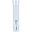 Dispensador vertical 40 cm vasos 4 -10 oz plástico resistente al impacto, color Artic Blue- San Jamar