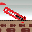 Cuchilla para abrir cajas "Klever kutter" - San Jamar