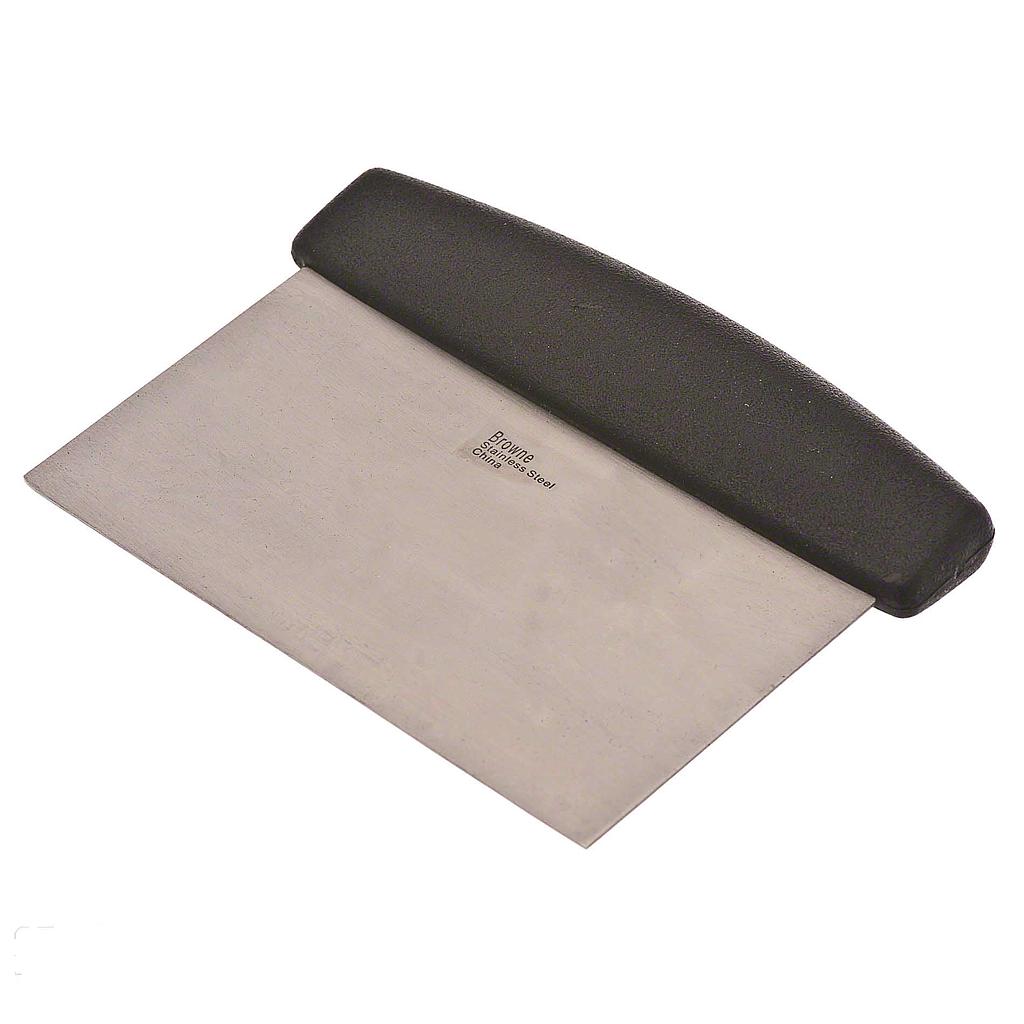 Raspador cortador de masa 10 x 15 cm inox - Browne