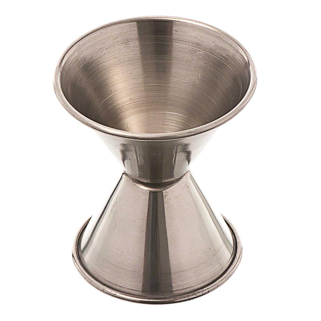 Medidor licores doble medida 1 y 1.5 oz en acero inoxidable - Browne