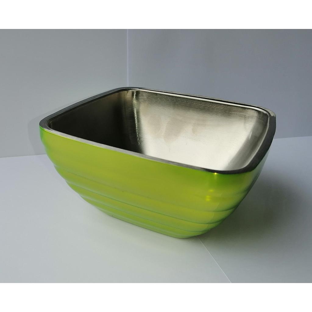 Tazón cuadrado color lima limón (Outlet) - Vollrath