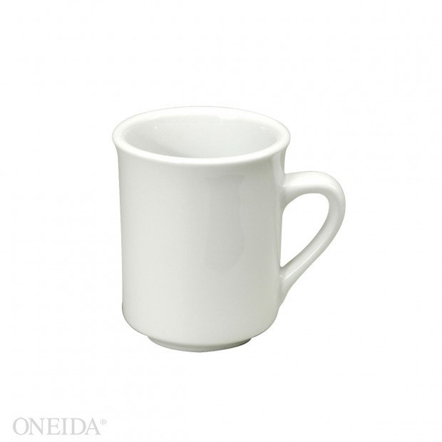 Taza café de Porcelana Fina Blanco Brillante, 10 onz (Outlet) - Oneida