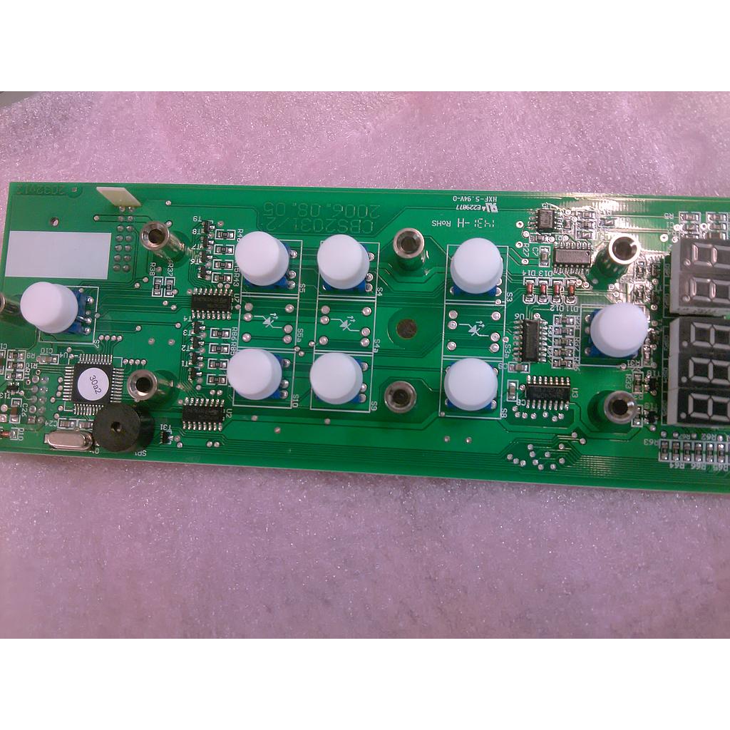 Assy 8 keys d2p board switching / contr.&amp; soft - Fetco