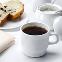 Taza Blanca de Vidrio Templado, 7 1/4 oz - Restaurante - Arcoroc