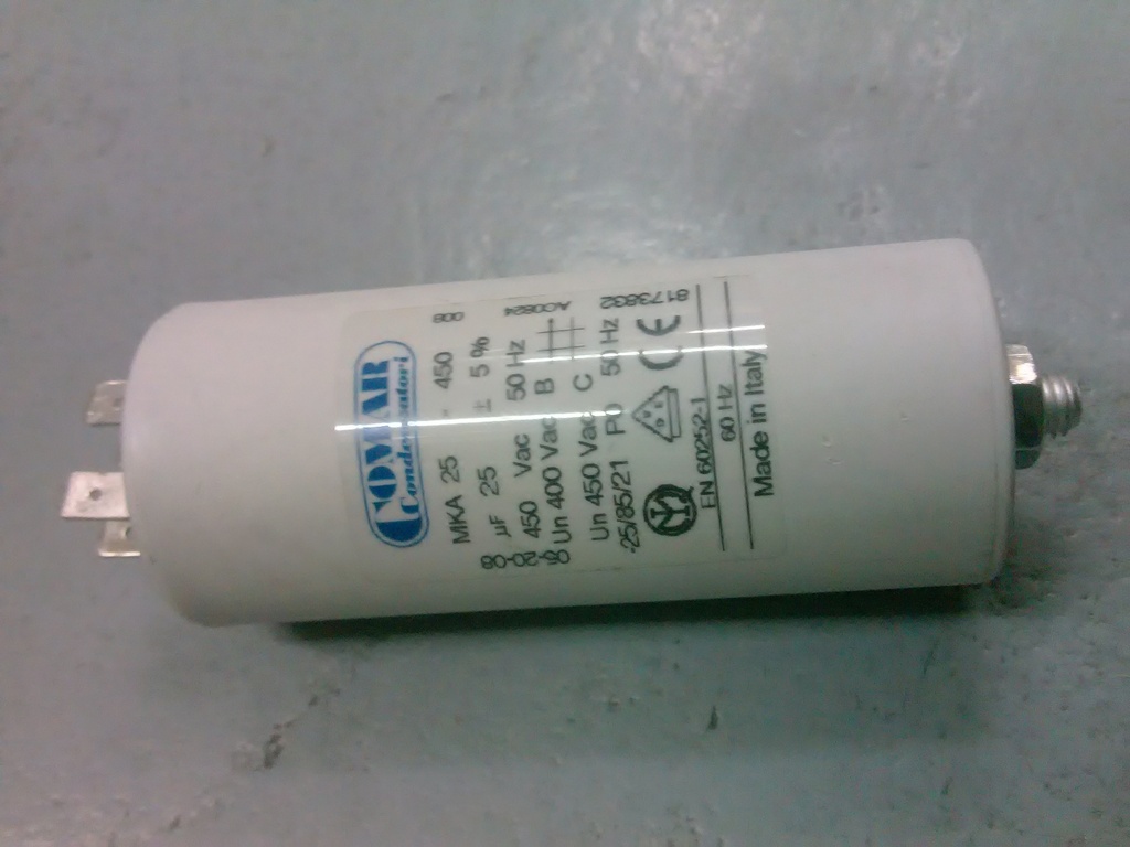 Capacitor 25mf 450v - La Cimbali