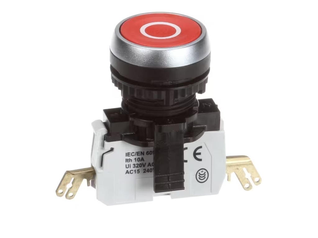 Conj. boton pulsador rojo - Robot Coupe