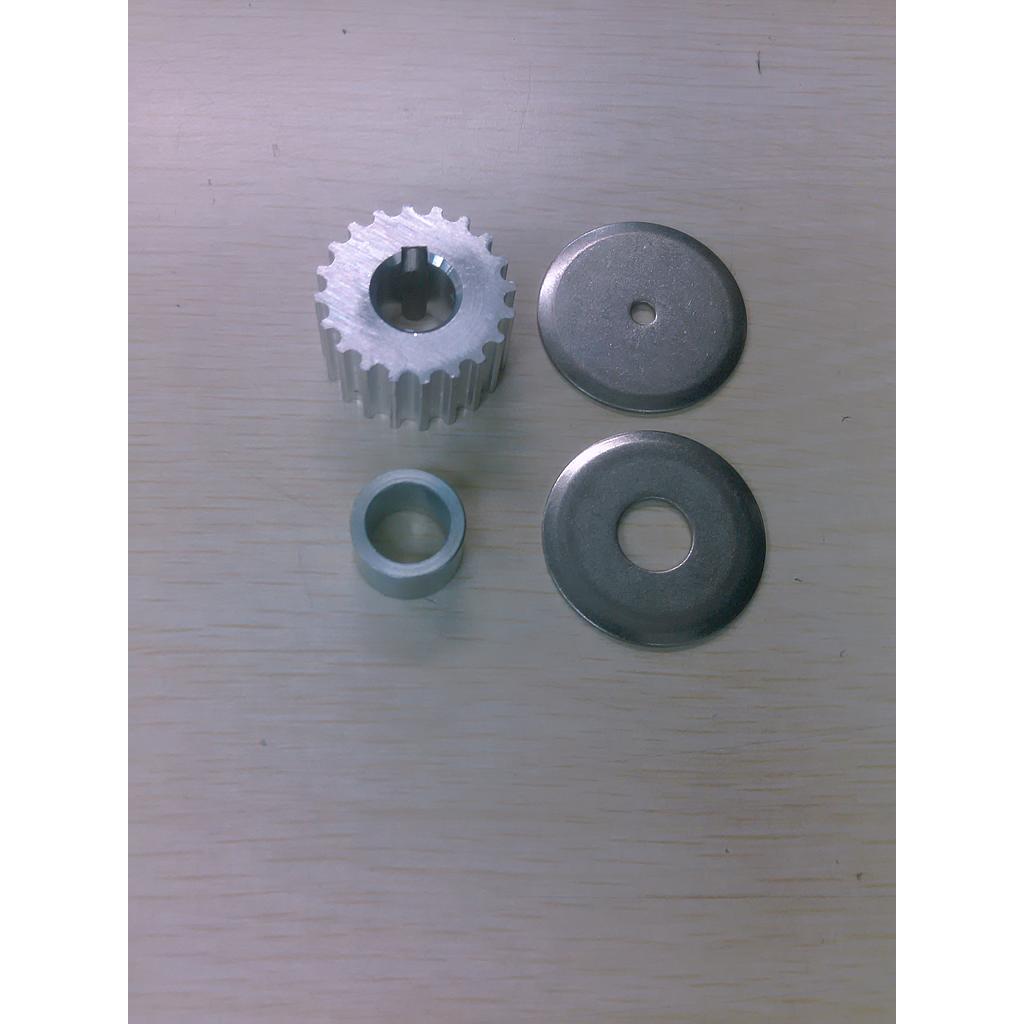 Conj. polea motriz mot. 1 - Robot Coupe