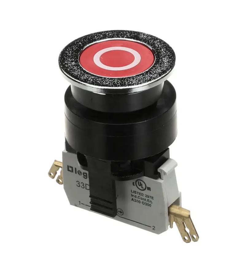Conj.boton plano rojo 1nf - Robot Coupe