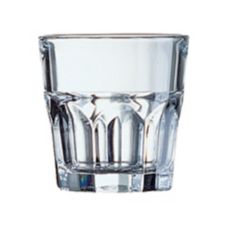 Vaso Bajo de Vidrio templado Granity, 5 1/4 oz - 7x7 cm - Arcoroc