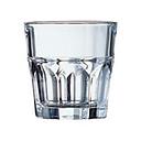 Vaso Bajo de Vidrio templado Granity, 5 1/4 oz - 7x7 cm - Arcoroc